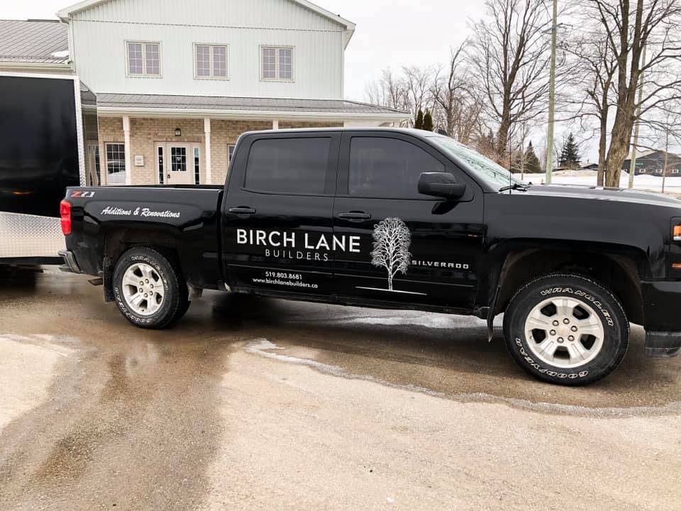 Birch Lane trailer truck in service