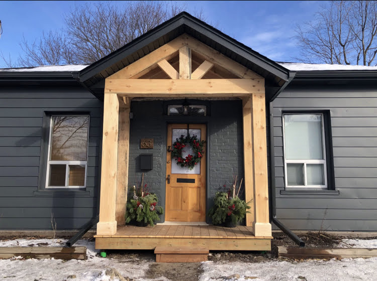 Birch Land Builders newly constructed kitchen
